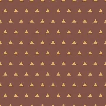 Geometric seamless triangle pattern, brown beige eps vector illustration Stockillustratie