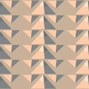 Geometric Seamless Triangle Pattern Stock Illustration