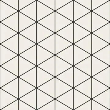 Geometric seamless triangle pattern - minimalistic design. Abstract trendy Stock Illustration