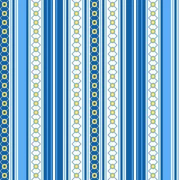 Geometric seamless tribal pattern, design for fabric Stock Illustration