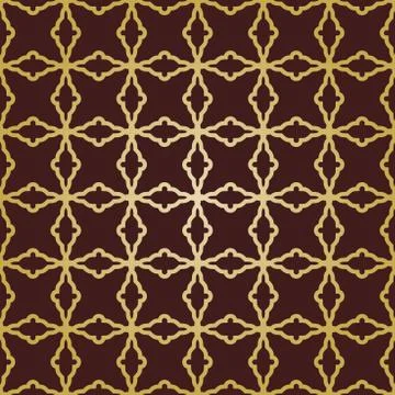 Geometric Seamless Vector Abstract Golden Grill Illustrazione stock