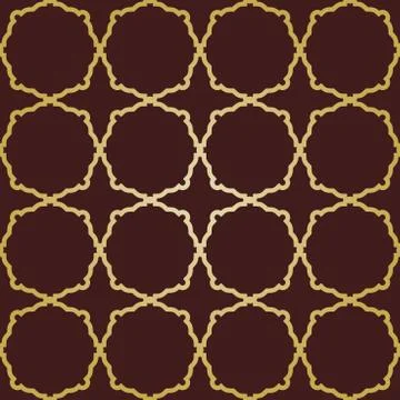 Geometric Seamless Vector Abstract Golden Grill Illustrazione stock