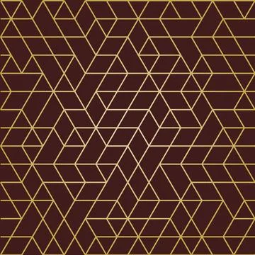 Geometric Seamless Vector Abstract Patter Stockillustratie