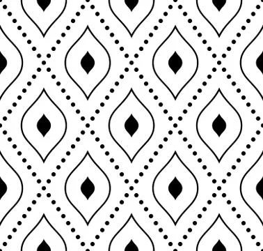Geometric Seamless Vector Abstract Pattern 스톡 일러스트