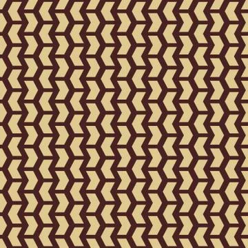 Geometric Seamless Vector Abstract Pattern with Golden Triangles Stock Illustration