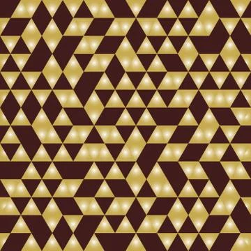 Geometric Seamless Vector Abstract Pattern Stock Illustration