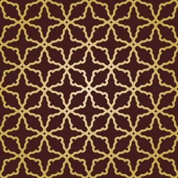 Geometric Seamless Vector Abstract Pattern Stock Illustration