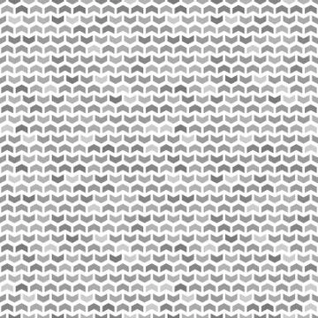 Geometric Seamless Vector Abstract Pattern with Gray Triangles Stock Illustration