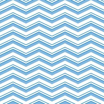 Geometric Seamless Vector Blue Pattern. Classic Ornament Stock Illustration