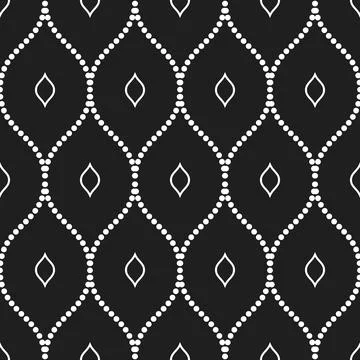 Geometric Seamless Vector Fine Pattern. Classic Ornament Stock Illustration