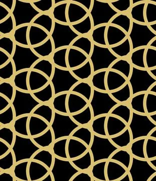 Geometric Seamless Vector Fine Pattern. Classic Ornament Stock Illustration