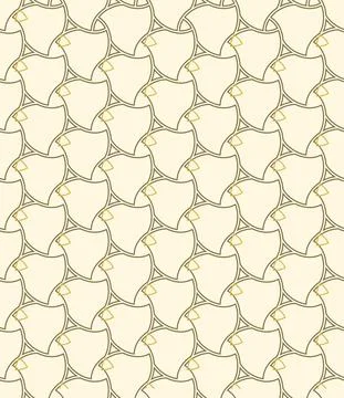 Geometric Seamless Vector Fine Pattern. Classic Ornament Stock Illustration