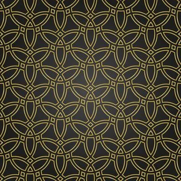 Geometric Seamless Vector Fine Pattern. Classic Ornament Stock Illustration