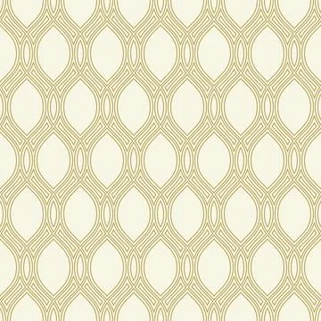 Geometric Seamless Vector Fine Pattern. Classic Ornament Stock Illustration