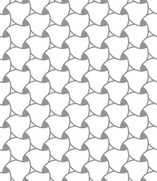 Geometric Seamless Vector Fine Pattern. Classic Ornament Stock Illustration
