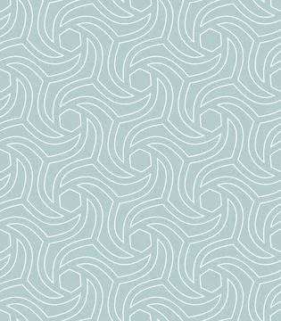 Geometric Seamless Vector Fine Pattern. Classic Ornament Stock Illustration