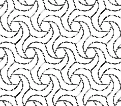 Geometric Seamless Vector Fine Pattern. Classic Ornament Stock Illustration
