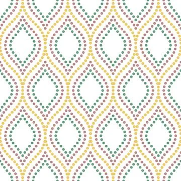 Geometric Seamless Vector Fine Pattern. Classic Ornament Stock Illustration