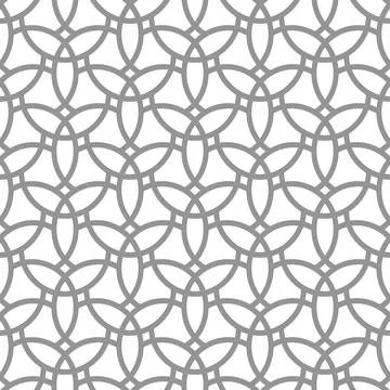 Geometric Seamless Vector Fine Pattern. Classic Ornament Stock Illustration
