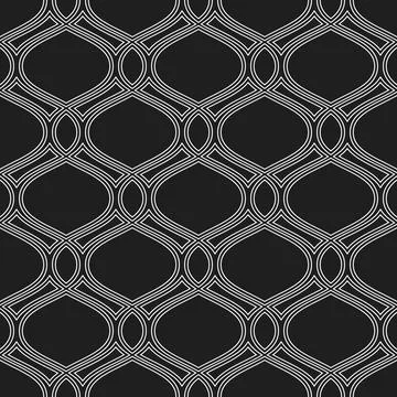 Geometric Seamless Vector Fine Pattern. Classic Ornament Stock Illustration