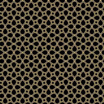 Geometric Seamless Vector Fine Pattern. Classic Ornament Stock Illustration