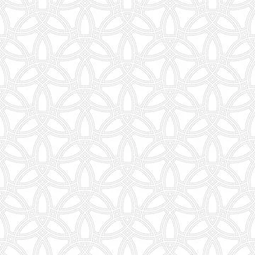 Geometric Seamless Vector Fine Pattern. Classic Ornament Stock Illustration