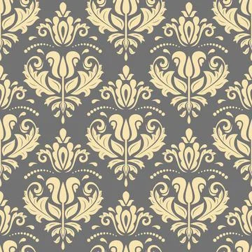 Geometric Seamless Vector Fine Pattern. Classic Ornament Stock Illustration