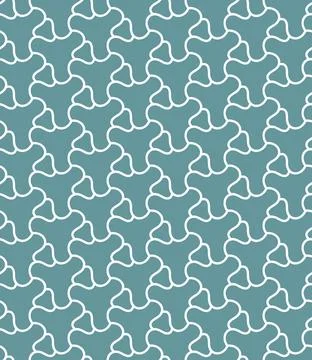 Geometric Seamless Vector Fine Pattern. Classic Ornament Stock Illustration
