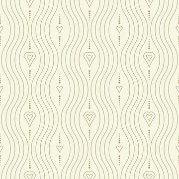 Geometric Seamless Vector Fine Pattern. Classic Ornament Stock Illustration