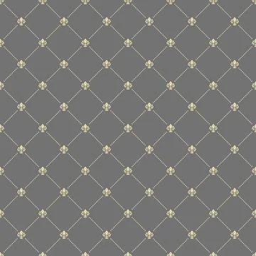 Geometric Seamless Vector Fine Pattern. Classic Ornament Stock Illustration