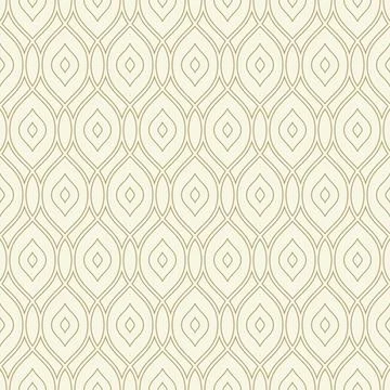 Geometric Seamless Vector Fine Pattern. Classic Ornament Stock Illustration