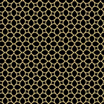Geometric Seamless Vector Fine Pattern. Classic Ornament Stock Illustration