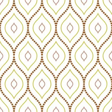 Geometric Seamless Vector Fine Pattern. Classic Ornament Stock Illustration