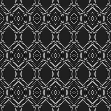 Geometric Seamless Vector Fine Pattern. Classic Ornament Stock Illustration