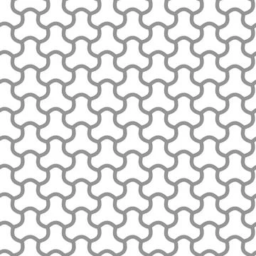 Geometric Seamless Vector Fine Pattern. Classic Ornament Stock Illustration