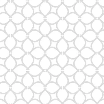 Geometric Seamless Vector Fine Pattern. Classic Ornament Stock Illustration