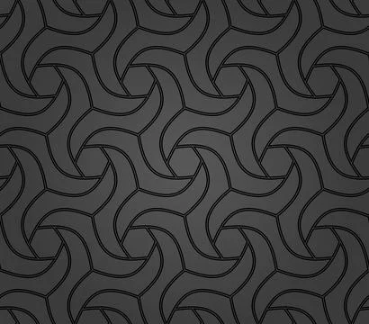 Geometric Seamless Vector Fine Pattern. Classic Ornament イラスト素材