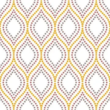 Geometric Seamless Vector Fine Pattern. Classic Ornament Stock Illustration