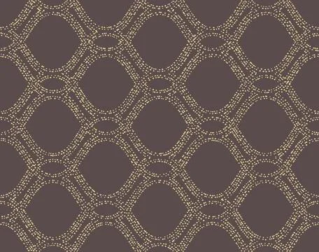 Geometric Seamless Vector Fine Pattern. Classic Ornament Stock Illustration