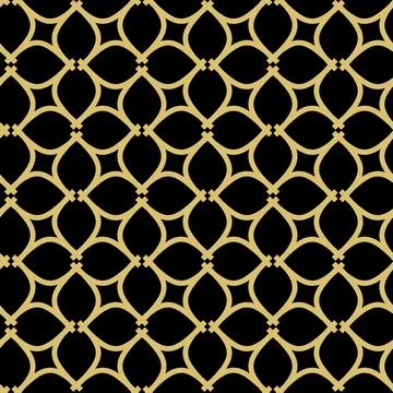 Geometric Seamless Vector Fine Pattern. Classic Ornament Stock Illustration