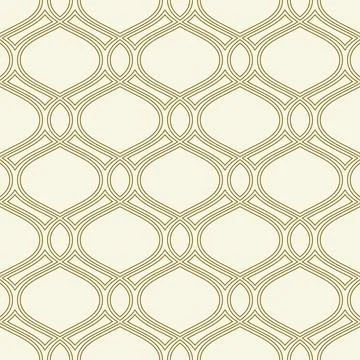 Geometric Seamless Vector Fine Pattern. Classic Ornament Stock Illustration