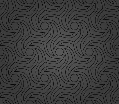 Geometric Seamless Vector Fine Pattern. Classic Ornament Stockillustratie