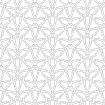 Geometric Seamless Vector Fine Pattern. Classic Ornament Stock Illustration
