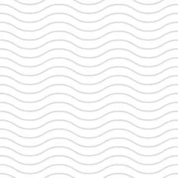 Geometric Seamless Vector Grey Wavy Pattern Stock Illustration