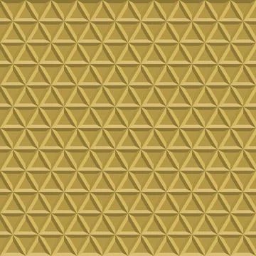 Geometric Seamless Vector Pattern With 3D Elements Illustrazione stock