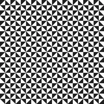 Geometric Seamless Vector Pattern With Abstract Triangles Illustrazione stock