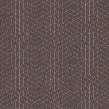 Geometric Seamless Vector Pattern With Abstract Ornament Illustrazione stock