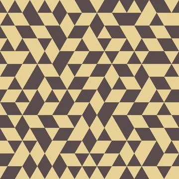 Geometric Seamless Vector Pattern With Abstract Triangles Illustrazione stock