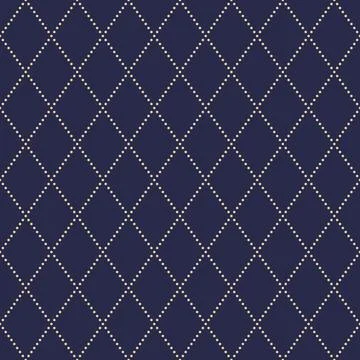 Geometric Seamless Vector Pattern With Abstract Ornament Stock Illustration