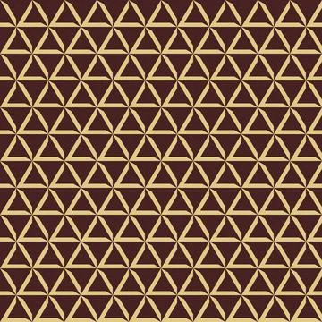 Geometric Seamless Vector Pattern With Abstract Triangles 스톡 일러스트